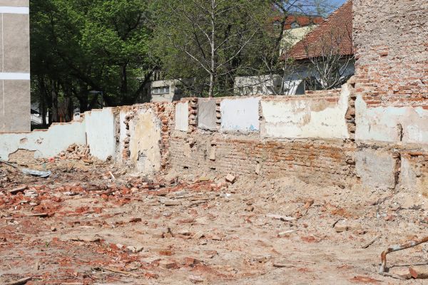 Brick Wall Demolition in Mechanicsburg